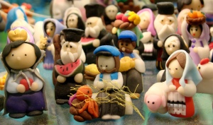 When in Greece... take silly pictures of marzipan figurineswhenever humanly possible.